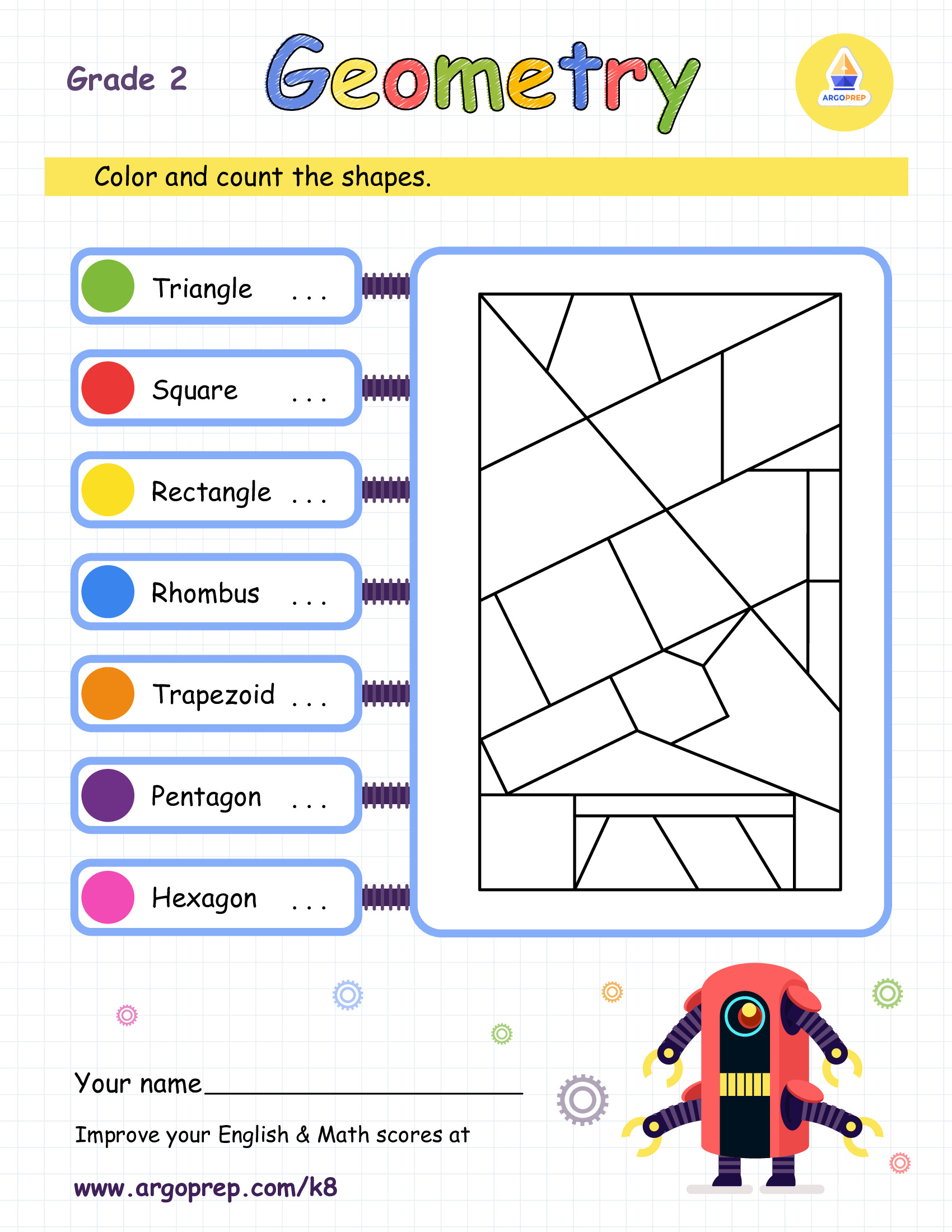 Gretta Gadget's Mixed-Up Shapes