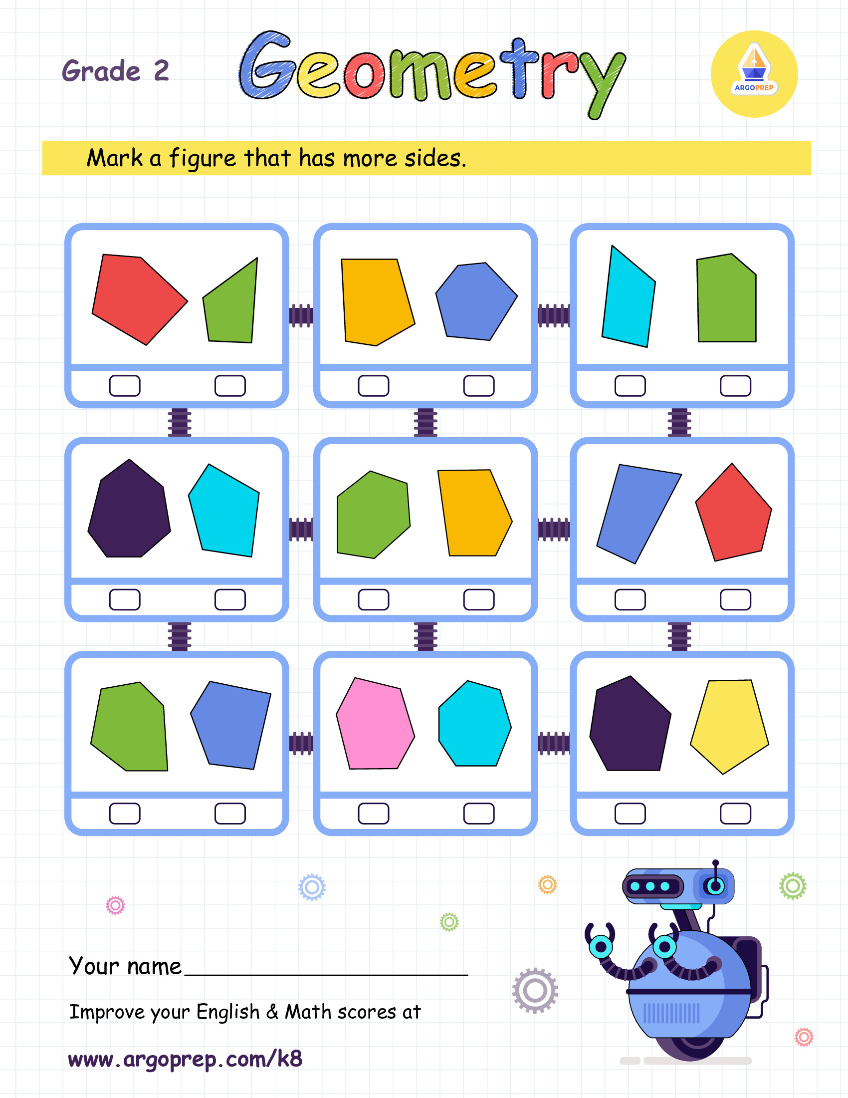 Gideon Gadget Recognizes Shapes