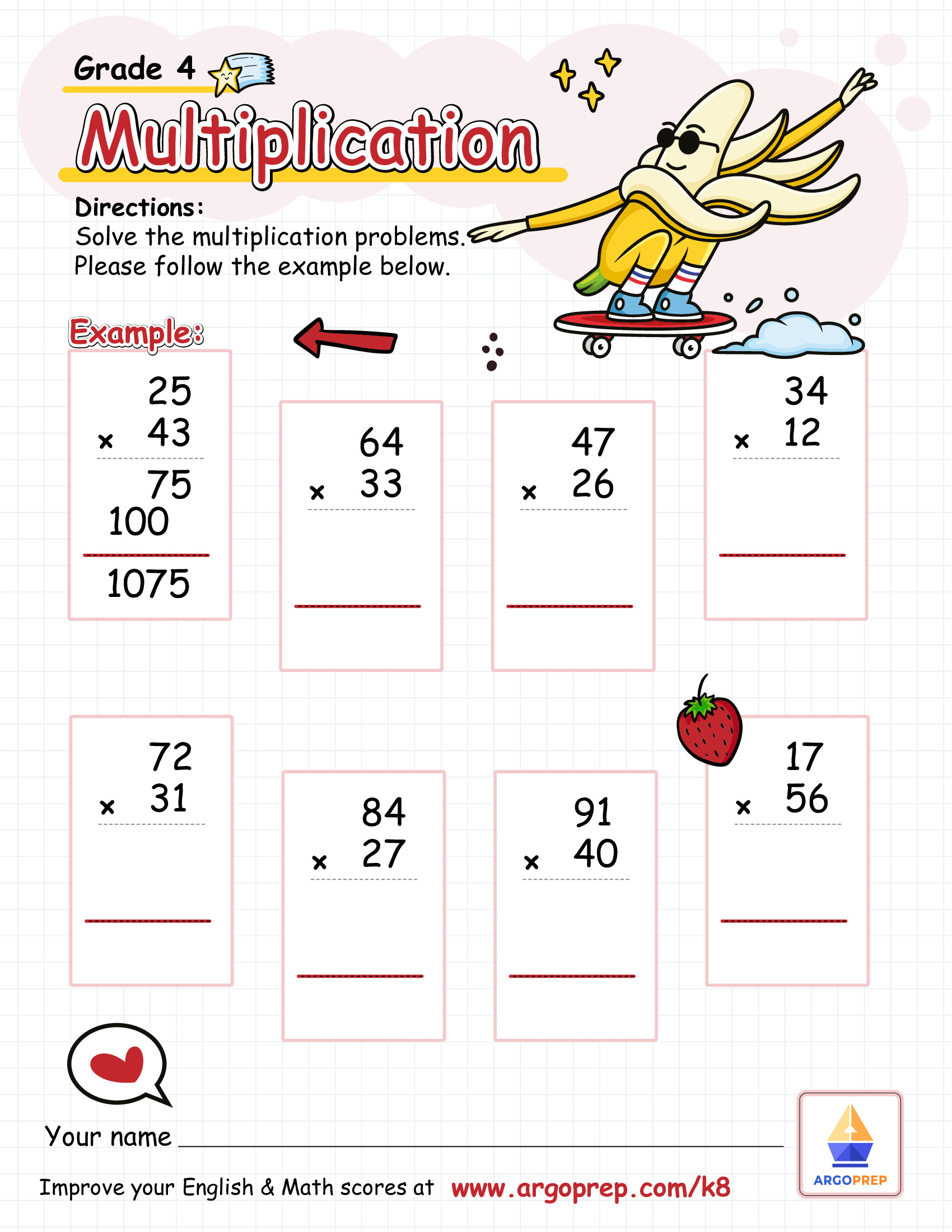 Multiplication with Banana Man