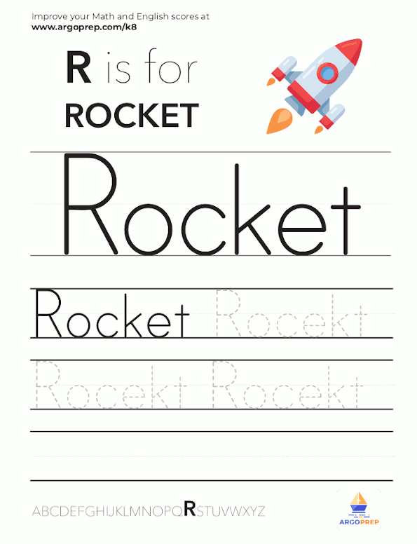 Trace the word “Rocket”