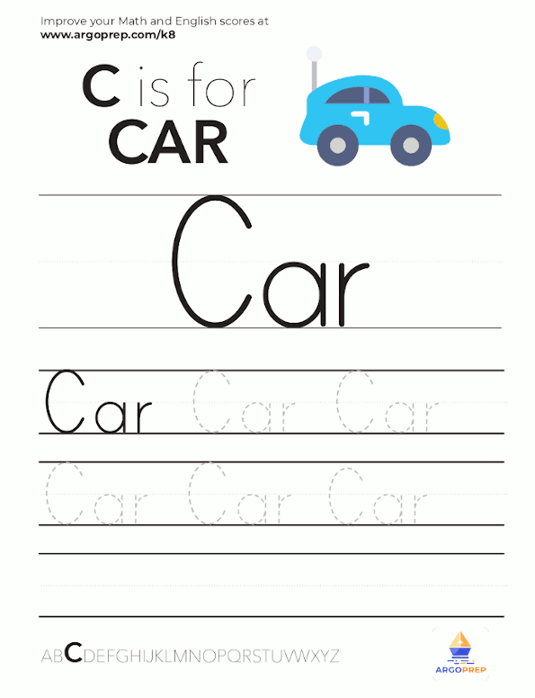 Trace the word “Car”